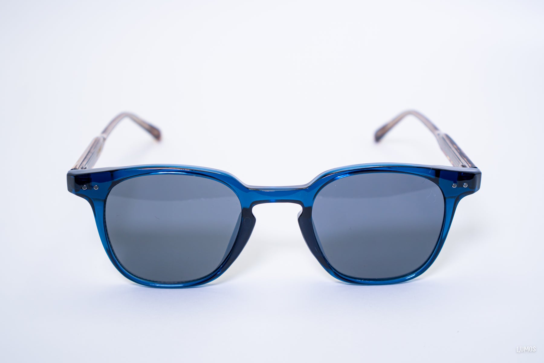 Óculos de Sol Atalaia – Azul Transparente com Tortoise