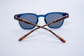 Óculos de Sol Atalaia – Azul Transparente com Tortoise
